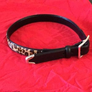 Animal print belt